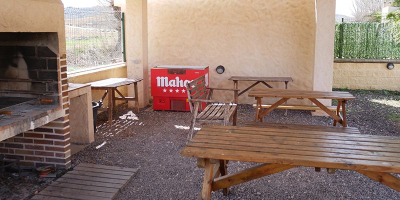 Casa Rural con spa en Cuenca jardin