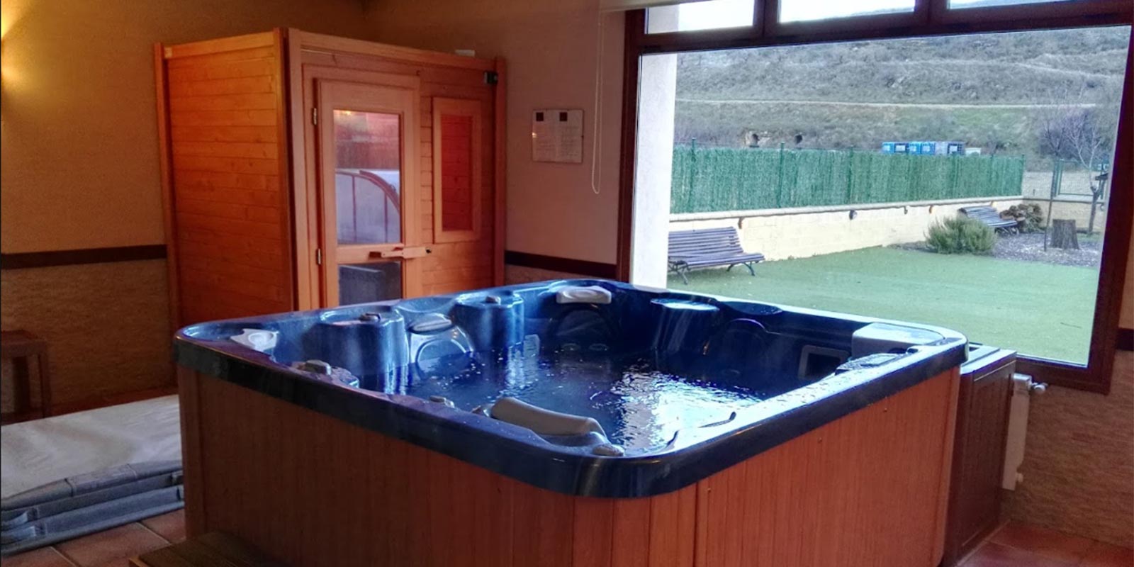 Casa rural Spa en Cuenca sauna jacuzzi
