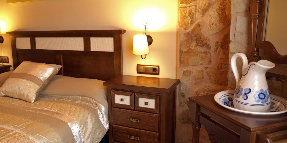 Casa rural en Cuenca habitación decoracion